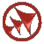 Red Glass Tumbling Arrow 11