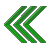 Green Glass Spinning Arrow 6