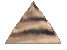 Striped Spinning Pyramid