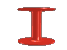 Red Tumbling Spool