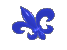 Blue Tumbling Boy Scout Symbol
