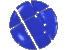 Blue Tumbling 3 D Soccer Ball