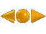 Yellow Spinning Ball and 2 Cones