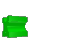 Green Bouncing 3D X