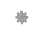 White Glass Growing Fancy Snowflake