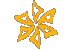 Yellow Tumbling Pin Wheel