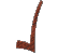 Teak Wood Tumbling Check Mark