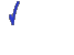 Blue Bouncing Check Mark