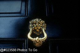Brass door knocker