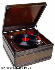 Vintage record player