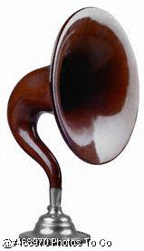 Amplifier horn of gramaphone