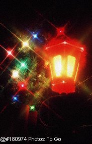 Christmas decorations outdoors