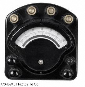 Vintage volt meter