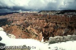 Utah, winter landscape