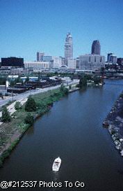 River & Skyline, Cleveland, OH