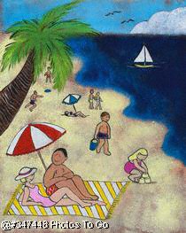 Illustration: Tropical vacation Illustration: Tropical vacation