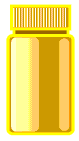 Yellow bottle