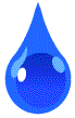 Large drop of water