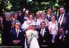 Faimily Portrait at Wedding